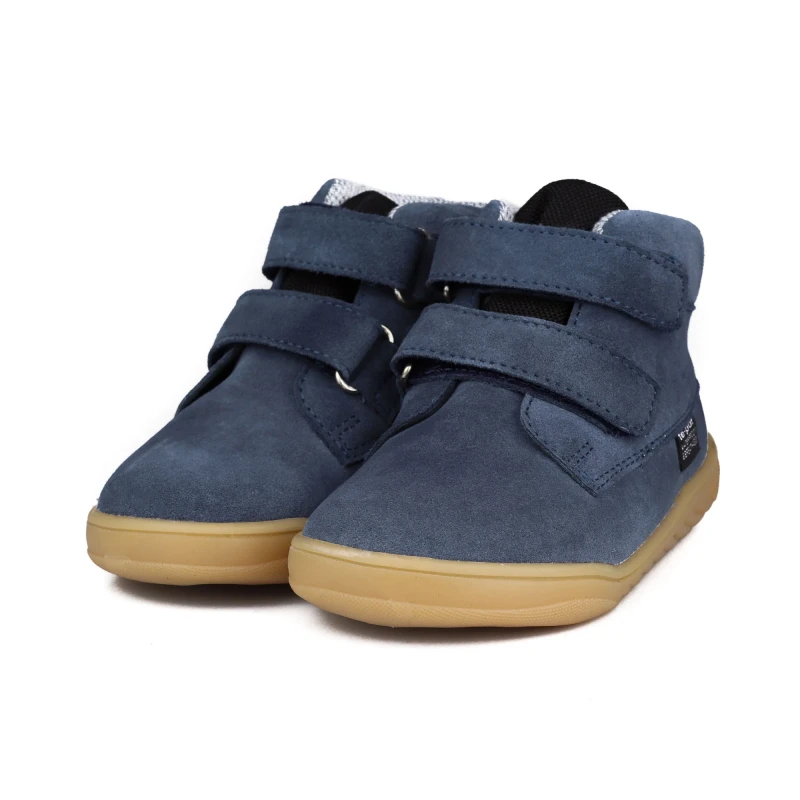 Mido - Ocieplane I Wodoodporne Trzewiki Dziecięce Barefoot Yale Blue  62-03 / 72-03