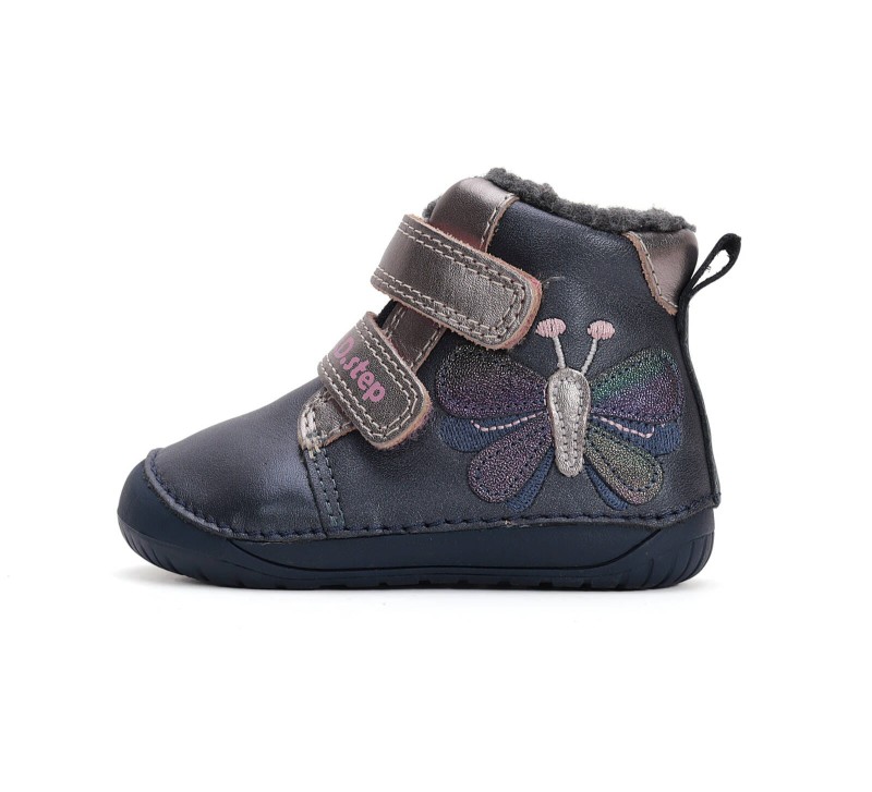 D.D. Step - Zimowe Trzewiki Dziecięce Barefoot W070-42522