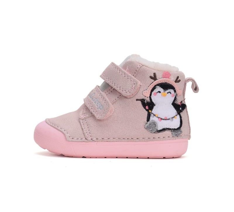 D.D. Step - Zimowe Buty Dziewczęce W066-42268A Pink