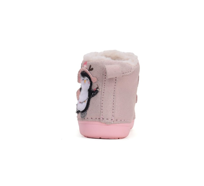 D.D. Step - Zimowe Buty Dziewczęce W066-42268A Pink
