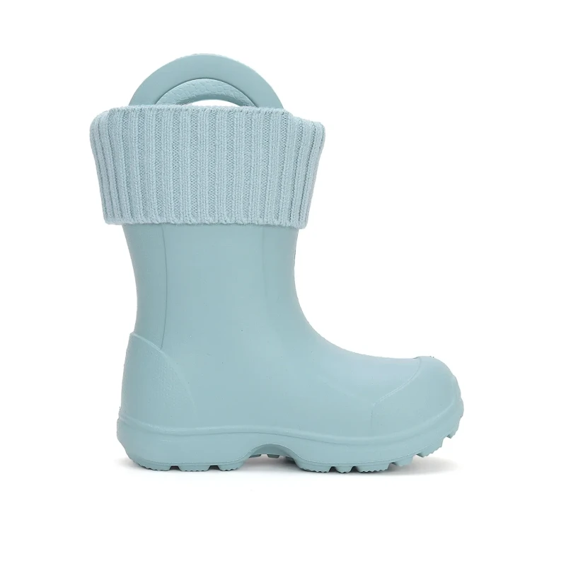D.D. Step - Kalosze Dziecięce z Ocieplaczem Sea Green