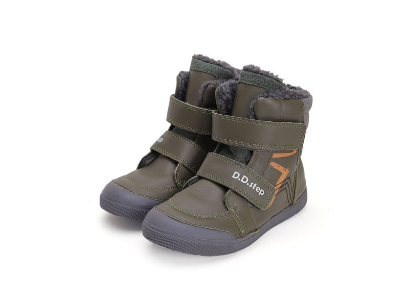 D.D. Step - Kozaki dziecięce zimowe W068-42921AM Emerald