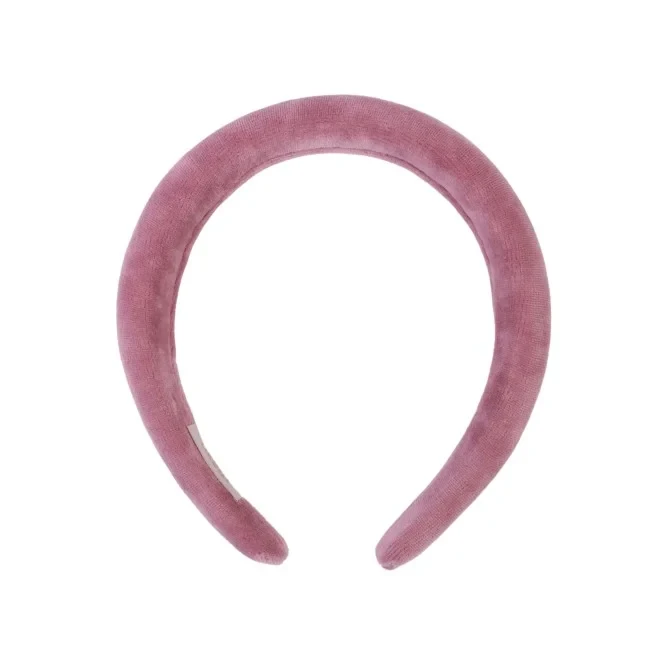 Ul&Ka - Opaska do włosów Kajka Slim Velvet Pinky