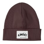 Minimiki - Czapka Prążkowana Beanie Czekolada CZEŚĆ