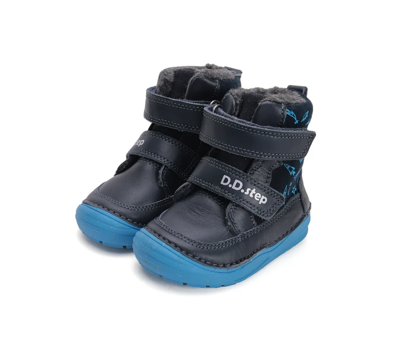 D.D. Step - Zimowe Trzewiki Dziecięce W071-42680B Royal Blue