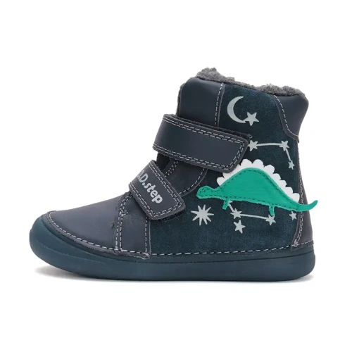 D.D. Step - Kozaki Dziecięce Zimowe W078-42928M Royal Blue
