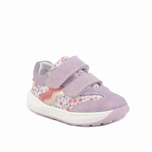 Primigi - Elastyczne Półbuty Dziewczęce W Kwiatki 7901022