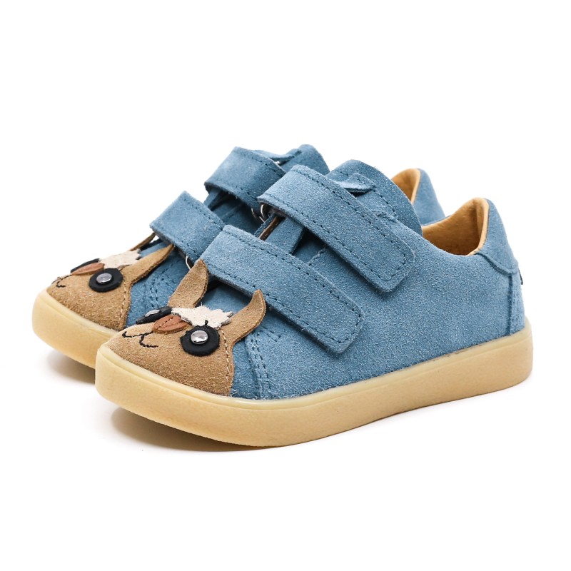 Mrugała - Półbuty Dziecięce Skórzane MAKI Alpaca Sky - Bubutik