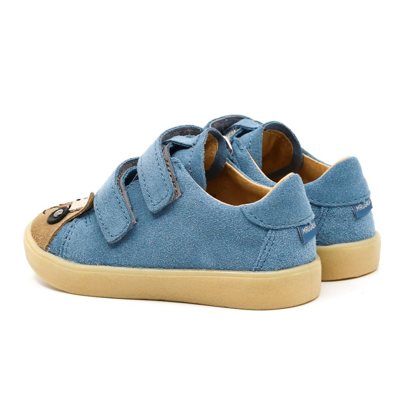 Mrugała - Półbuty Dziecięce Skórzane MAKI Alpaca Sky - Bubutik
