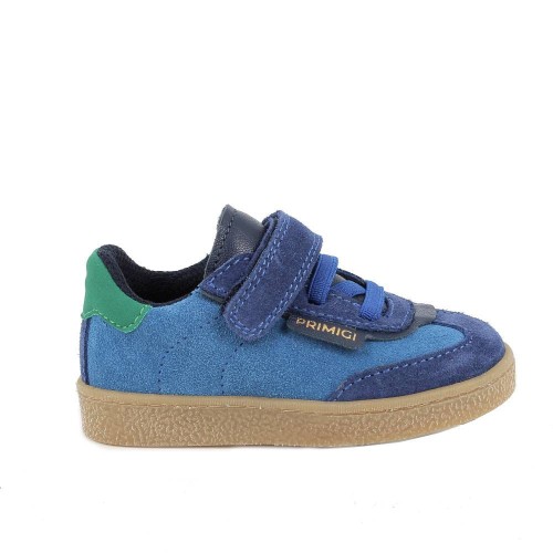 Primigi - Skórzane Sneakersy Chłopięce 7904144 Szczupła Stopa