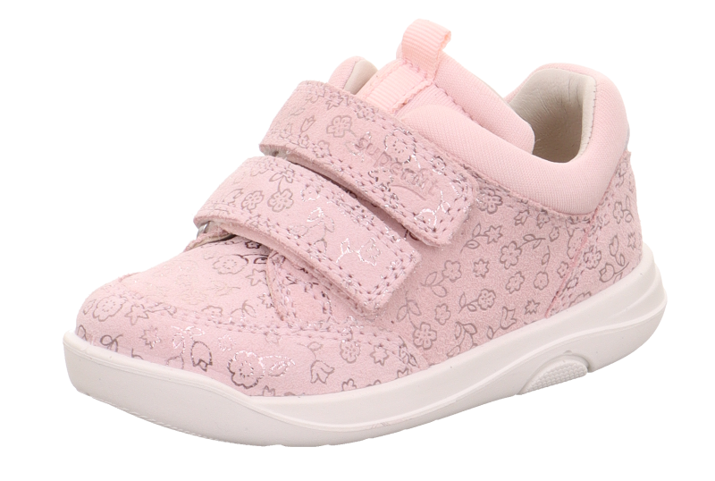 Superfit - Skórzane Półbuty Dziecięce Sportowe Lillo ROSA 1-000665-5510 - Bubutik