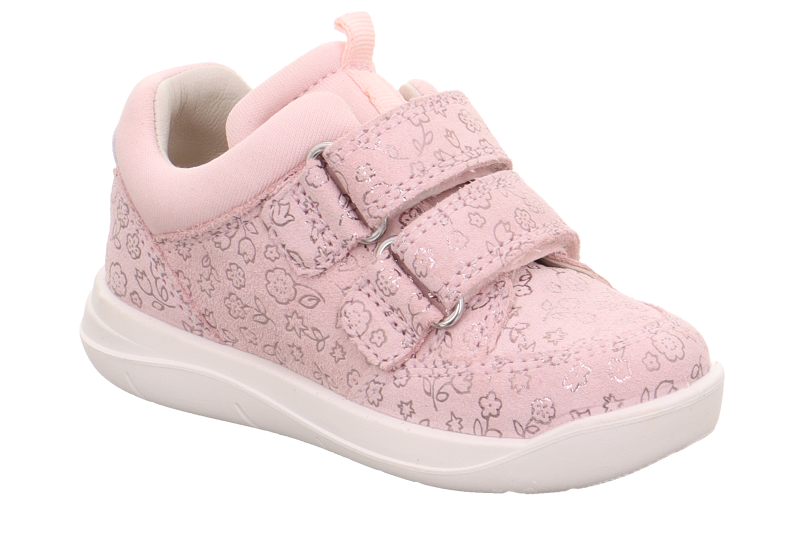Superfit - Skórzane Półbuty Dziecięce Sportowe Lillo ROSA 1-000665-5510 - Bubutik