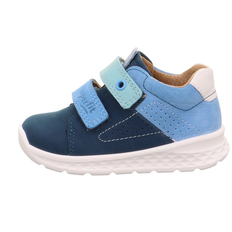 Superfit - Skórzane Półbuty Dziecięce Sportowe Breeze 1-000374-8030 - Bubutik
