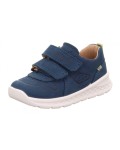 Superfit - Sneakersy Dziecięce Skórzane Breeze Blau-Gelb 1-000365-8030