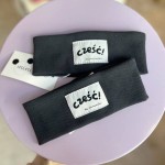 Minimiki - Opaska Prążkowana Antracyt Cześć