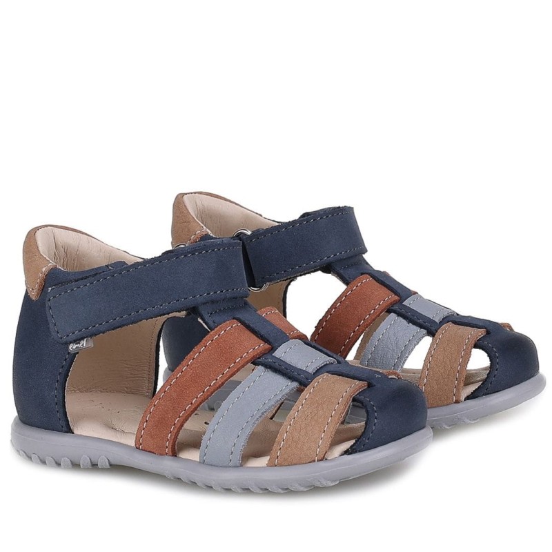 Emel - Sandały Dziecięce Skórzane Roczki Panama ES 1078-60 - bubutik.pl