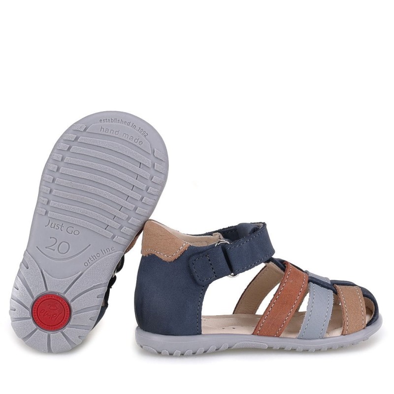 Obrazek-58-1.jpegaEmel - Sandały Dziecięce Skórzane Roczki Panama ES 1078-60 - bubutik.pl
