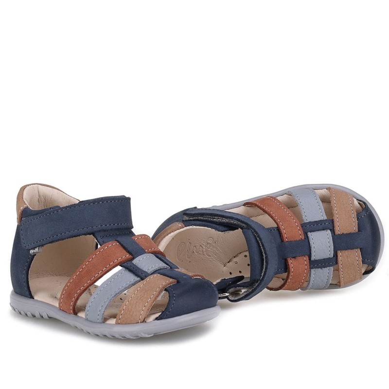 Emel - Sandały Dziecięce Skórzane Roczki Panama ES 1078-60 - bubutik.pl