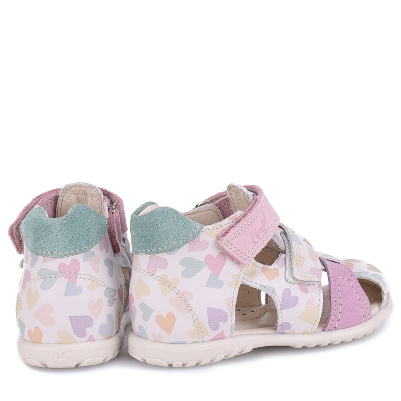 Emel - Sandałki Dziecięce Skórzane Roczki ES 2437F-2 - Bubutik.pl