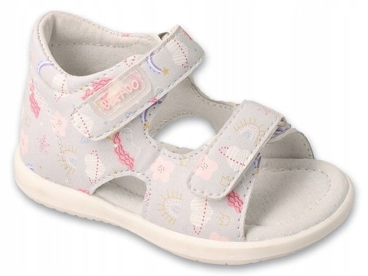 Befado - Sandały Dziewczęce 170P115 Jednoróżce - bubutik.pl