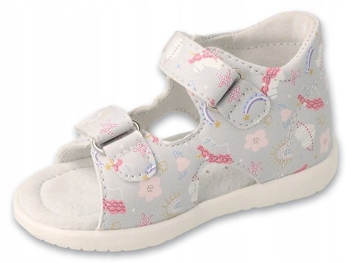 Befado - Sandały Dziewczęce 170P115 Jednoróżce - bubutik.pl