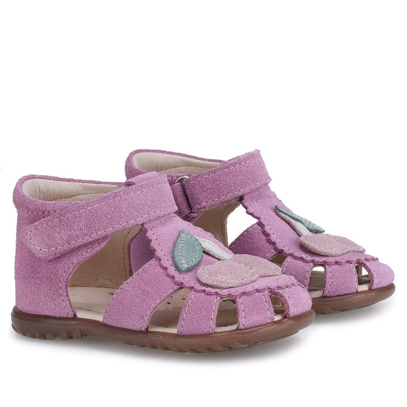 Emel - Sandały Dziecięce Roczki z Wisienkami Bali ES 1214E-9 - bubutik.pl