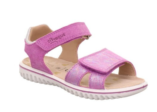 Superfit - Lekkie i Miękkie Sandały Dziewczęce Sparkle 1-609004-8500 - bubutik.pl
