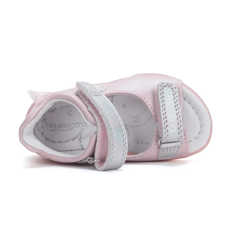 D.D. Step - Sandały Dziewczęce  Baby Pink G075-51453 - bubutik.pl
