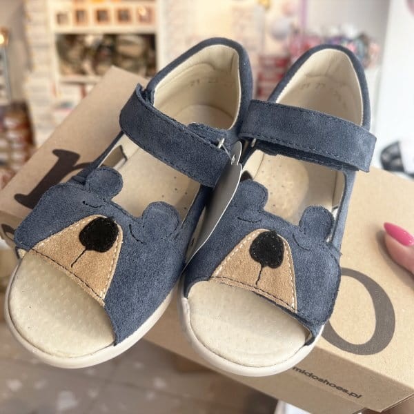 Mido - Sandały Dziecięce Miś 21-23 Yale Blue