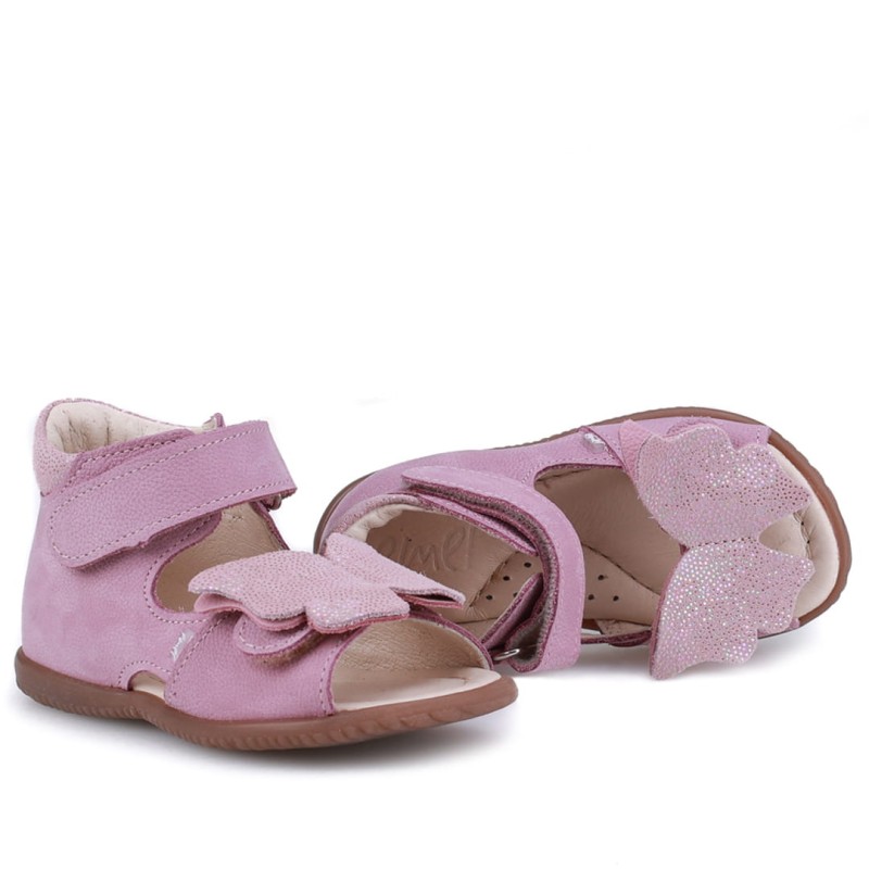 Emel - Sandały Dziecięce Skórzane Roczki ES 2428E-13 - bubutik.pl
