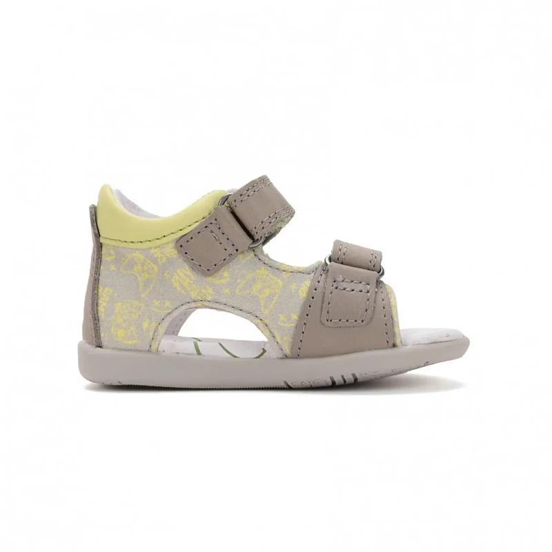 D.D.Step - Sandały Dziecięce Skórzane Grey G075-51862 - bubutik.pl