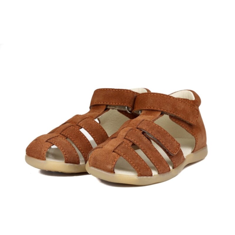 Mido - Sandały Dziecięce Zabudowane 21-29 / 31-29 Rudy - bubutik.pl