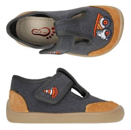3F Bar3foot - Kapcie Barefoot Dziecięce ELF TEXAS 2BE8/1R 