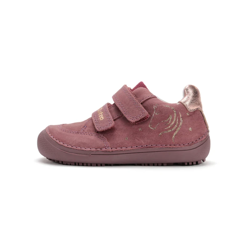 D.D. Step - Półbuty Dziecięce Skórzane Barefoot S063-5256AM Konik - bubutik.pl