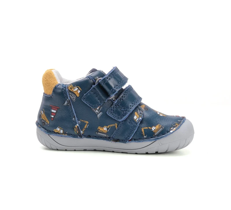 D.D. Step - Półbuty Dziecięce Skórzane Barefoot S070-52480B - bubutik.pl