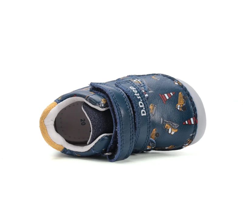 D.D. Step - Półbuty Dziecięce Skórzane Barefoot S070-52480B - bubutik.pl