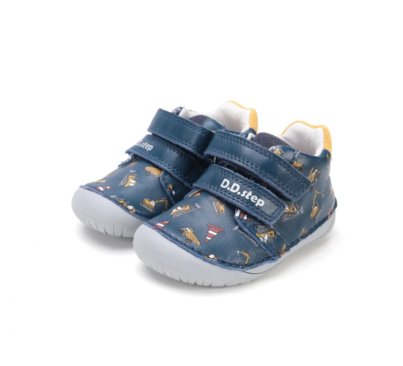 D.D. Step - Półbuty Dziecięce Skórzane Barefoot S070-52480B - bubutik.pl