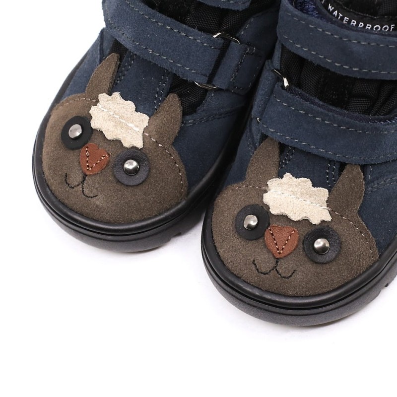 Mrugała - Trzewiki Dziecięce Wodoodporne Ocieplone Andy Alpaca Ocean 26-30 - bubutik.pl