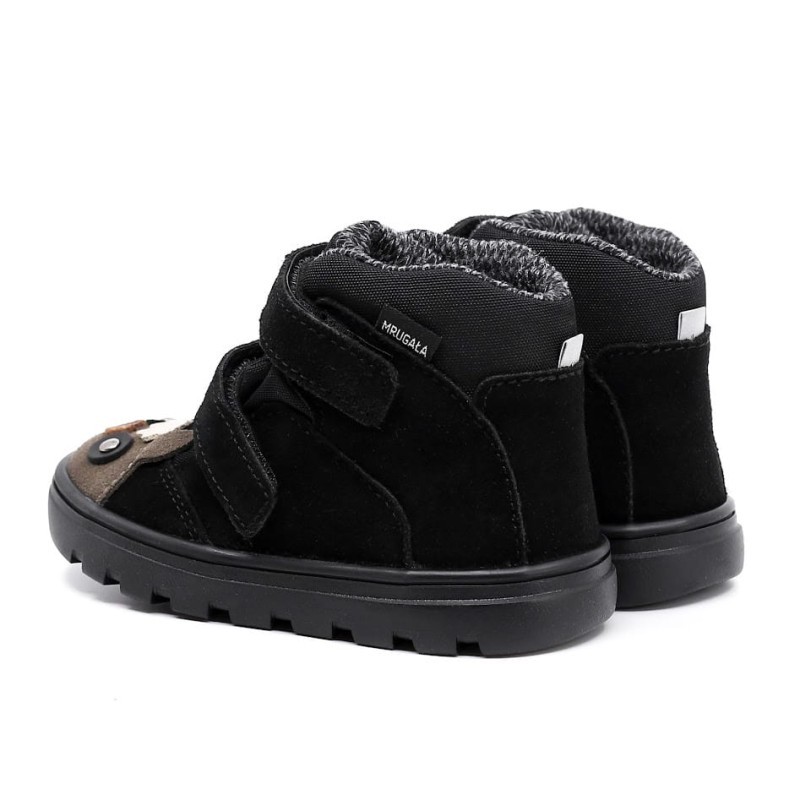 Mrugała - Trzewiki Dziecięce Wodoodporne Ocieplone Andy Alpaca Black 26-30 - bubutik.pl