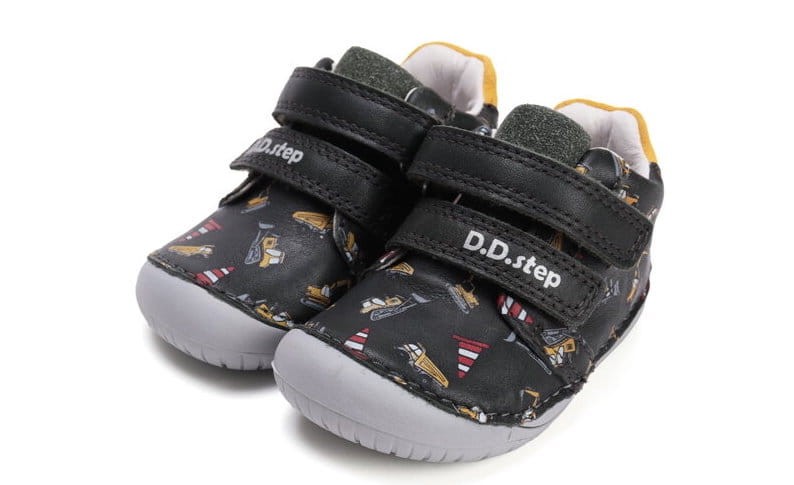 D.D. Step - Półbuty Dziecięce Skórzane Barefoot Emerald S070-52480 - bubutik.pl