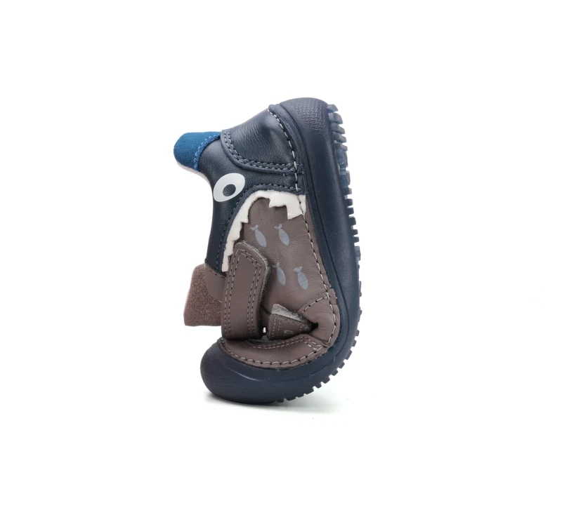 D.D. Step - Półbuty Dziecięce Barefoot Świecące w Ciemności Szare S063-52328AM - bubutik.pl