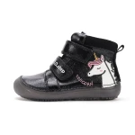 D.D. Step - Trzewiki Barefoot Black Jednorożec A063- 52815BM