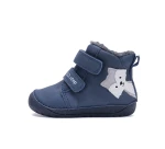 D.D. Step - Zimowe Trzewiki Dziecięce Barefoot  W070-52301A Royal Blue 
