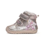 D.D. Step - Zimowe Buty Dziewczęce Barefoot Cream Złote W070-52624A