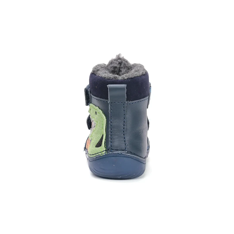 D.D.Step - Buty Zimowe Barefoot dla Chłopca W073-52943 Royal Blue - bubutik.pl