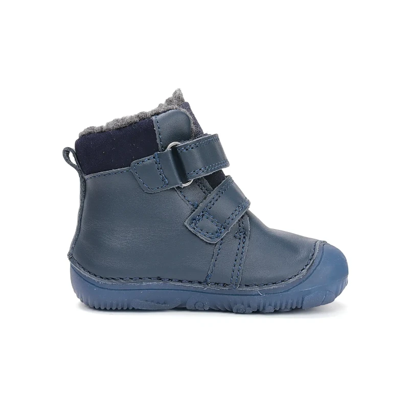 D.D.Step - Buty Zimowe Barefoot dla Chłopca W073-52943 Royal Blue - bubutik.pl
