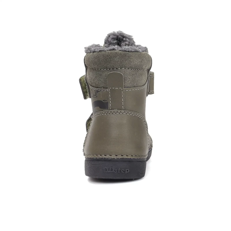 D.D. Step - Świecące Trzewiki Zimowe dla Chłopca W068-52998M Khaki - bubutik.pl
