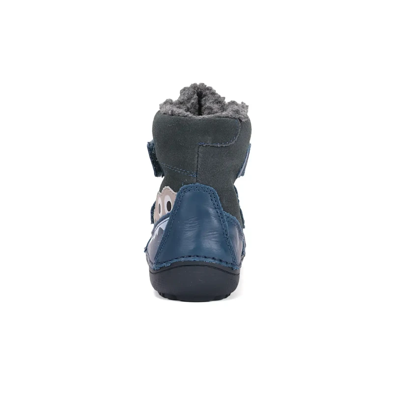 D.D. Step - Buty Zimowe Barefoot dla Chłopca W063-52415M Bermuda Blue - bubutik.pl
