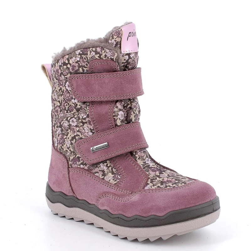 Primigi - Zimowe Trzewiki Dla Dziewczynki Wodoodporne Gore - Tex Fiolet 8884022 - bubutik.pl