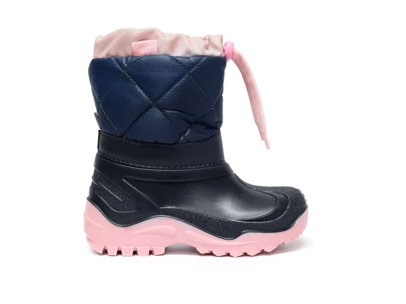 Renbut - Śniegowce Dziewczęce Muflon Granat/Róż 32-468 0123 - bubutik.pl